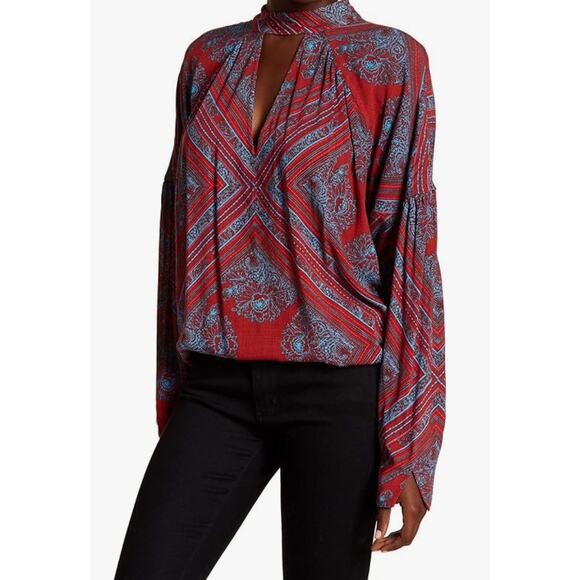 Free People Women’s Walking On A Dream Tunic Blouse, Size Medium - Picture 1 of 14